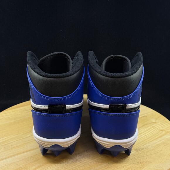 Nike Men\'s Size 9.5 Jordan 1 Mid TD (FJ6805 401)Game Royal/Black Football Cleat main image 8